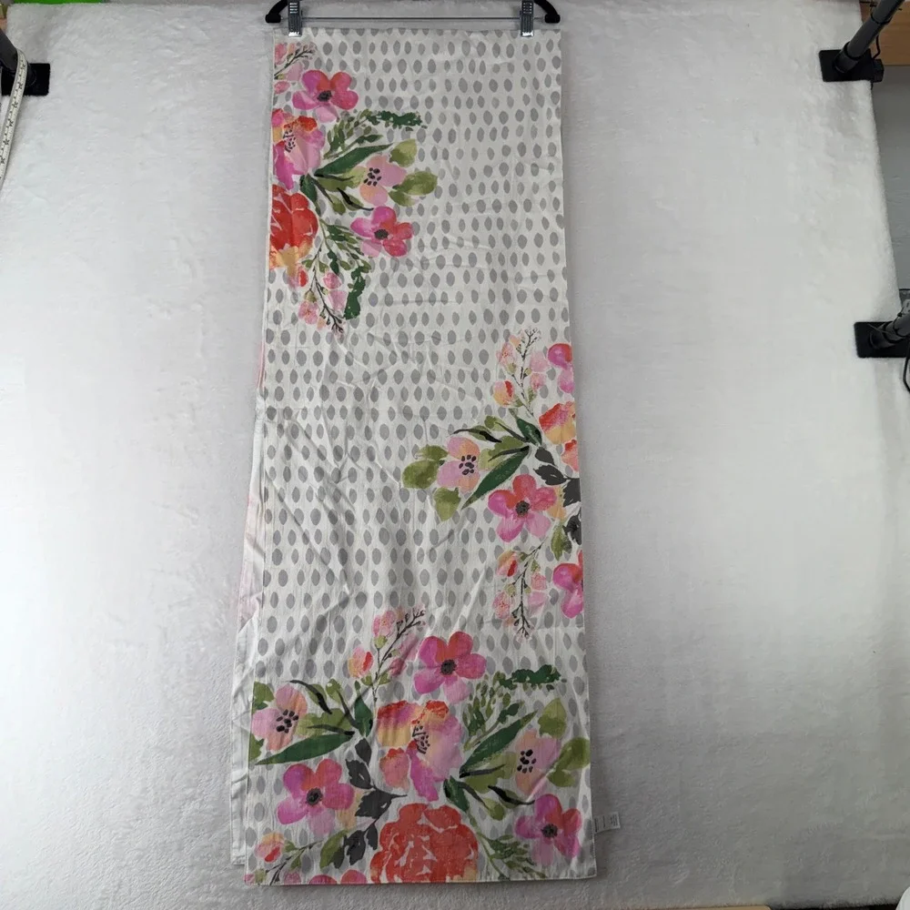 World Market 14pc Table Linen Set Floral Watercolor Runner Placemats Napkins